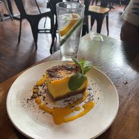 Mango cheesecake   at Plum Bistro in Seattle