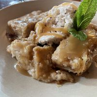 Bread pudding   at Plum Bistro in Seattle