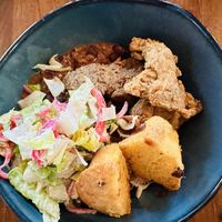 Fried Chik’n Bowl  at Plum Bistro in Seattle