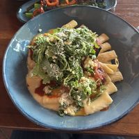 Crispy eggplant   at Plum Bistro in Seattle