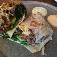 Amazing ? Burrito omg the vegan cheese melts so amazing  at Plum Bistro in Seattle