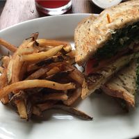 Chipotle grill sandwich at Plum Bistro in Seattle
