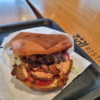 Plant-based kebap at Züri Bistro - Albisriederplatz in Zurich