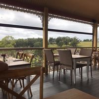 Seating on the verandah  at Kawul in Pokolbin