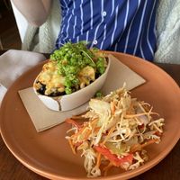 Mushroom shepherds pie  at Kawul in Pokolbin