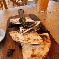 Mushroom quesadillas   at Kawul in Pokolbin