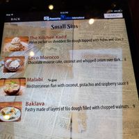 Menu dec 2022 at Hummus Kitchen - Hell's Kitchen in New York City