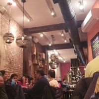 Interior at Hummus Kitchen - Hell's Kitchen in New York City