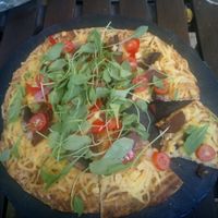 Vegan Pizza at Evergreen in Nicosia