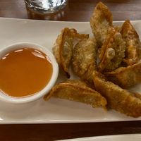 Vegetable fried dumplings  at Infuzions in Hornsby