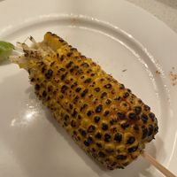 Chargrilled corn   at Perla Tacos in Torquay