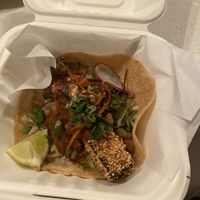 Eggplant taco   at Perla Tacos in Torquay