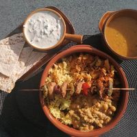 Indische geïnspireerde weekmaaltijd. Elke week een andere maaltijd. Altijd even origineel, vers en lekker. at Change All Vegan - Food Truck in Lier