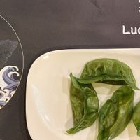 Veggie dumplings .  at Lucky Sushi in Civitavecchia