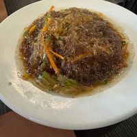 Soy sauce noodles at Lucky Sushi in Civitavecchia