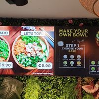 Vegan options at Hawaiian Poke Bowl in Leuven