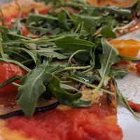 Pizza vegan at Fiori di Zucca in Alcobaca