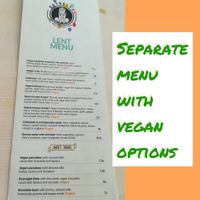 Lent Menu at Estrella in Paphos