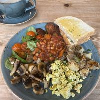 Vegan breakfast at Love Brew Scarborough in Scarborough