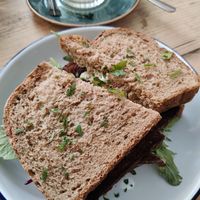 Tempeh Avo sandwich. at Love Brew Scarborough in Scarborough