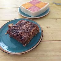 Batternburg and flapjack at Love Brew Scarborough in Scarborough