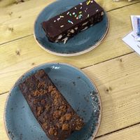Biscoff brownie and rocky road  at Love Brew Scarborough in Scarborough