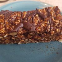 Chocolate flapjack at Love Brew Scarborough in Scarborough