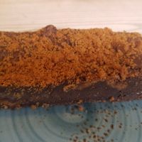 Biscoff brownie at Love Brew Scarborough in Scarborough