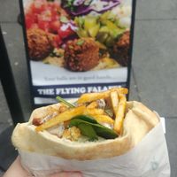 Great pita! at The Flying Falafel - Financial District in San Francisco