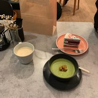 Season soup, coffee and a cake. Everything is delicious  at Rabbit Run - Maybe closed in St Petersburg