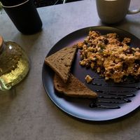 scrambled tofu!  at Rabbit Run - Maybe closed in St Petersburg