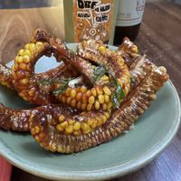 Corn ribs  at Jamaica Café in Guadalajara