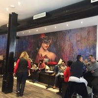 Inside  at Matto Espresso in New York City