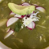 Vegan pozole  at La Esperanza in Chicago