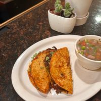 Hibiscus Birria Tacos at La Esperanza in Chicago