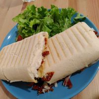 Dried tomatoes panini at Wash'Up Café Laverie Cosy in Paris