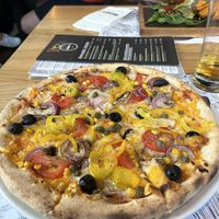 Vegan Vegetable Pizza  at Bistorante 654 in Szklarska Poreba