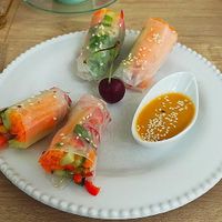 Spring roll at Bonjour in Tivat