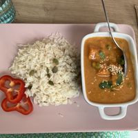 Vegan korma  at Bonjour in Tivat