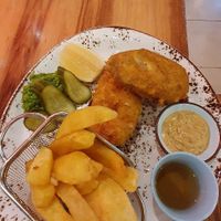 "fish" and chips at Gypsy - Dubai Mall in Dubai