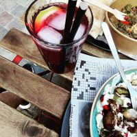 Berries lemonade at Maha in Brussels