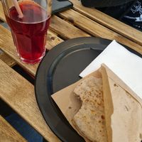 Baba Ghanoush pitta en verse limonade.....🤪 at Maha in Brussels