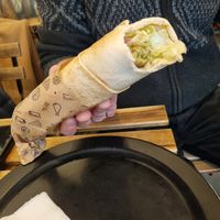 Jammie falafelwrap at Maha in Brussels
