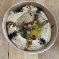 Hummus  at Maha in Brussels