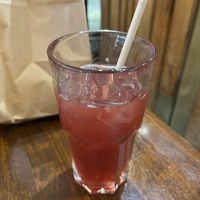 Hibiskus and Cassis homemade lemonade 11/10  at Maha in Brussels