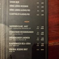 Drink menu 2 at Top Tep - Modern Vietnamese Kitchen & Bar in Berlin