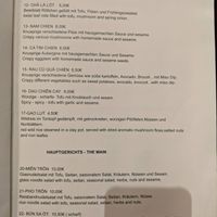 Menu 2 at Top Tep - Modern Vietnamese Kitchen & Bar in Berlin