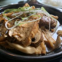 Rice with saitan in green pepper souce at Top Tep - Modern Vietnamese Kitchen & Bar in Berlin