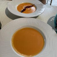 Salmorejo sin jamón   at La Casa Fundida in Sevilla