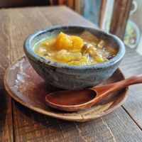 Veggie soup at Cafe Indigo in Kagoshima